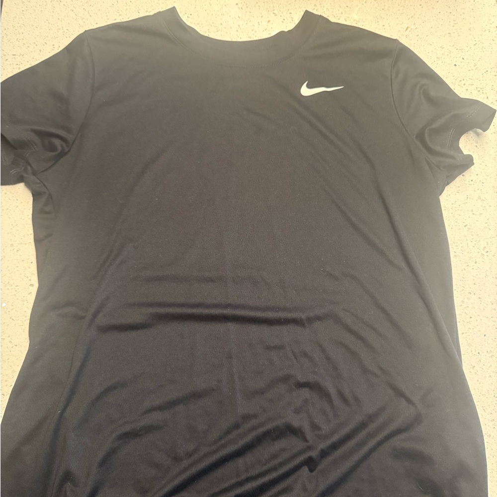Nike Black Tee with Subtle Logo